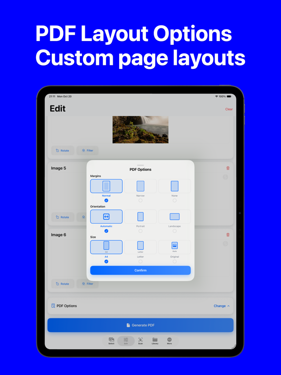 Photo To PDF | JPEG Converter iPad screenshot