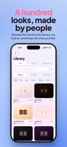 Aesthetic Flip Clock: FlipAura Screenshot 5 of 10