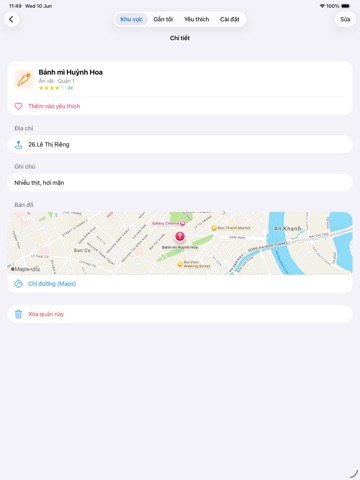 Restaurant Tracker: Eat List iPad screenshot