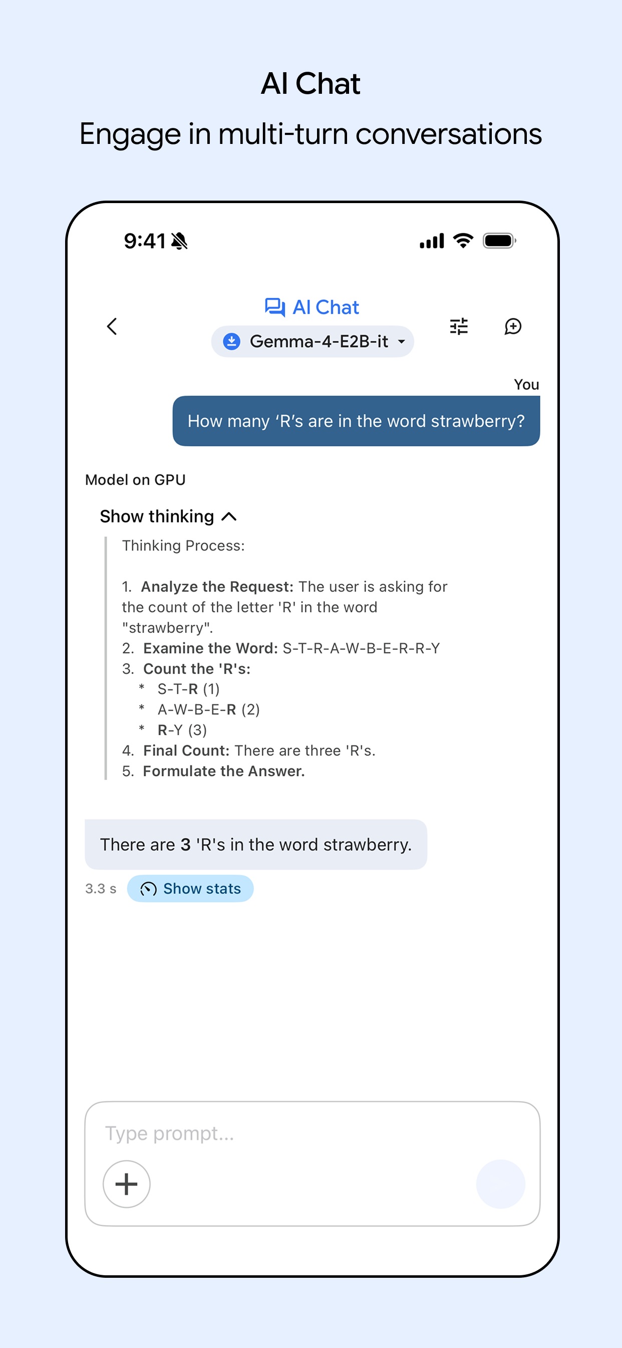 Google AI Edge Gallery 스크린샷 3
