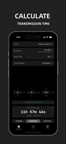 DataCalc by DPBOX: Video Data Screenshot 2 of 6