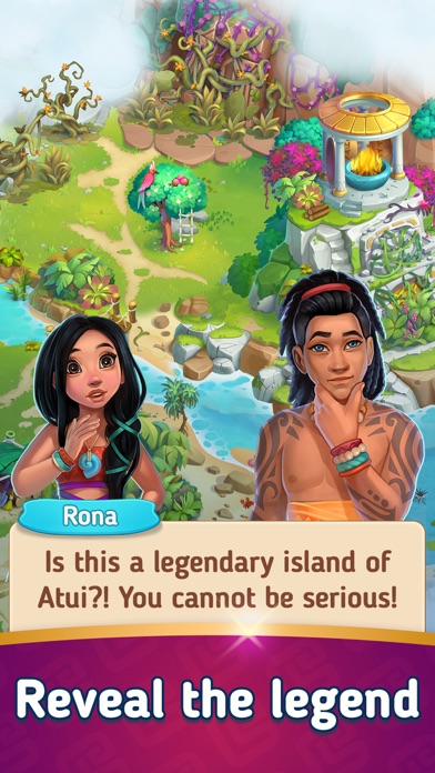 Merge Islanders: Tropical Town Screenshot