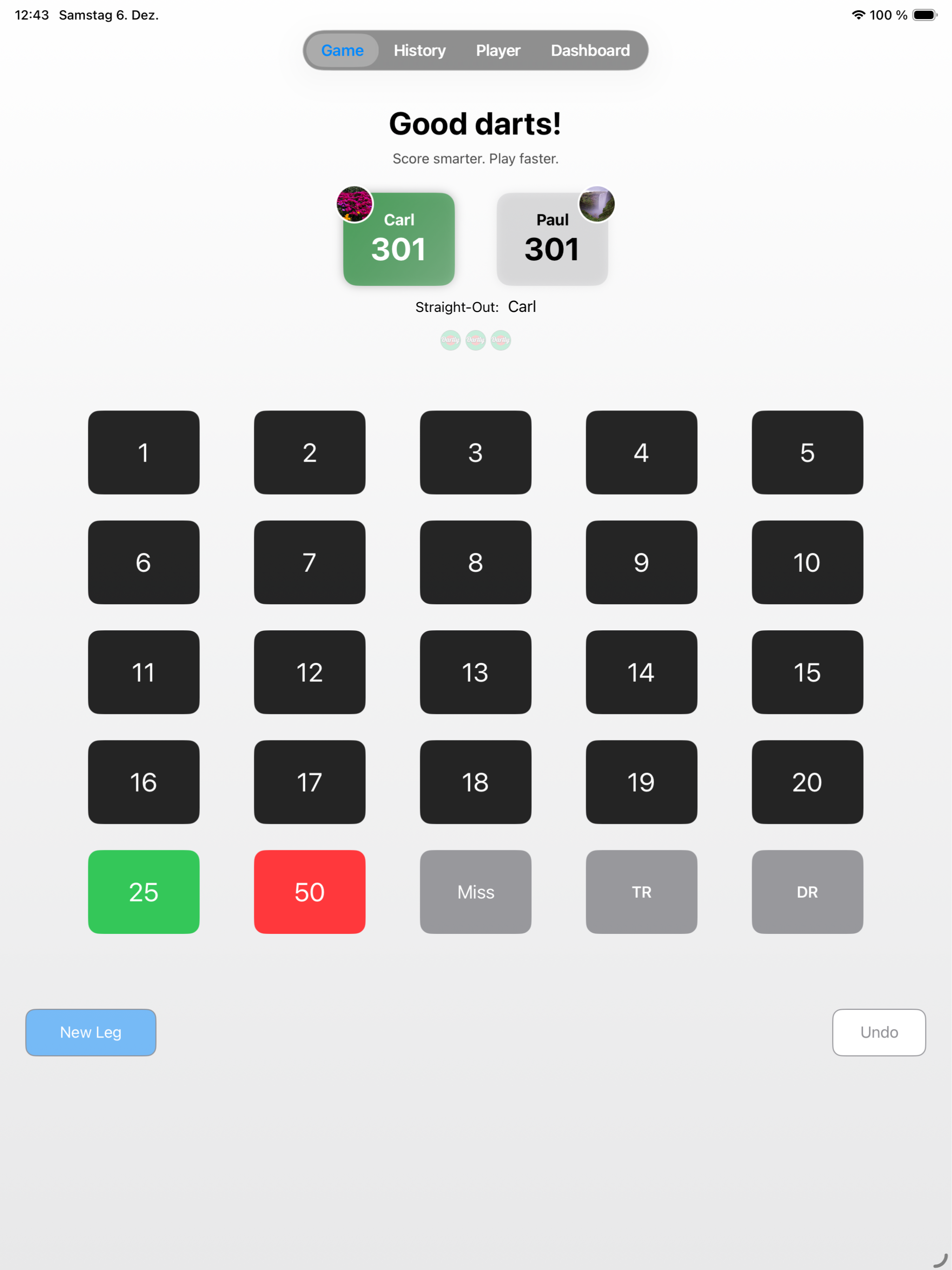 Dart Counter - Dartly screenshot 10