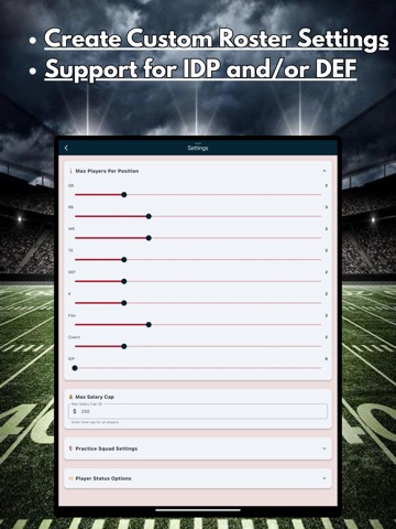 Auction BigBoard iPad screenshot