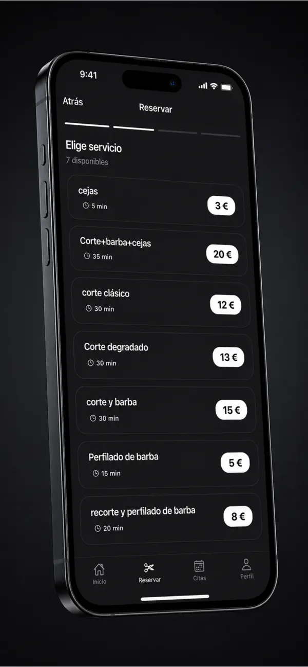 Screenshot #3 pour FJ Barber Studio