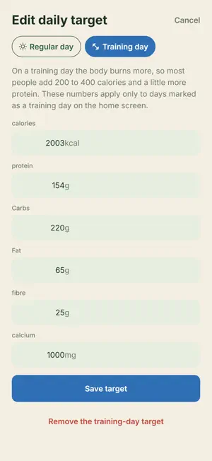 Balanza: photo calorie counter screenshot 4