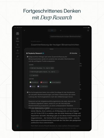 Perplexity - Fragen Sie etwas App Store preview screenshot 12