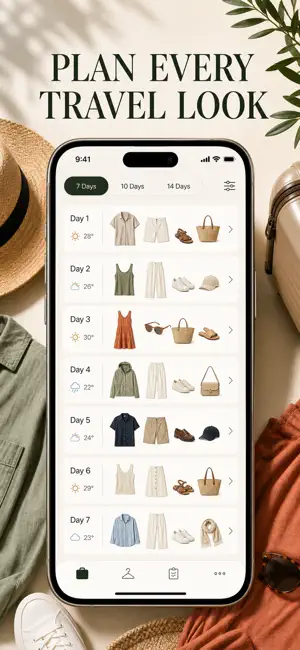 Outfit Planner: Packing List screenshot 1