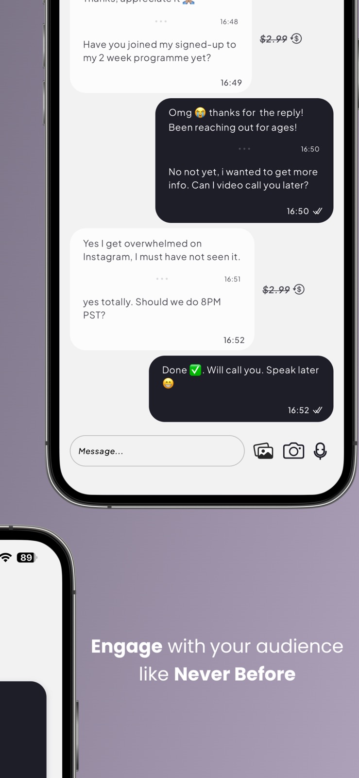 Finsta: Chats with value iphone screenshot 4