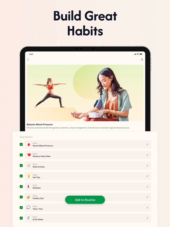 Daily Health - Healthy Routine iPad screenshot 7 - Health & Fitness app