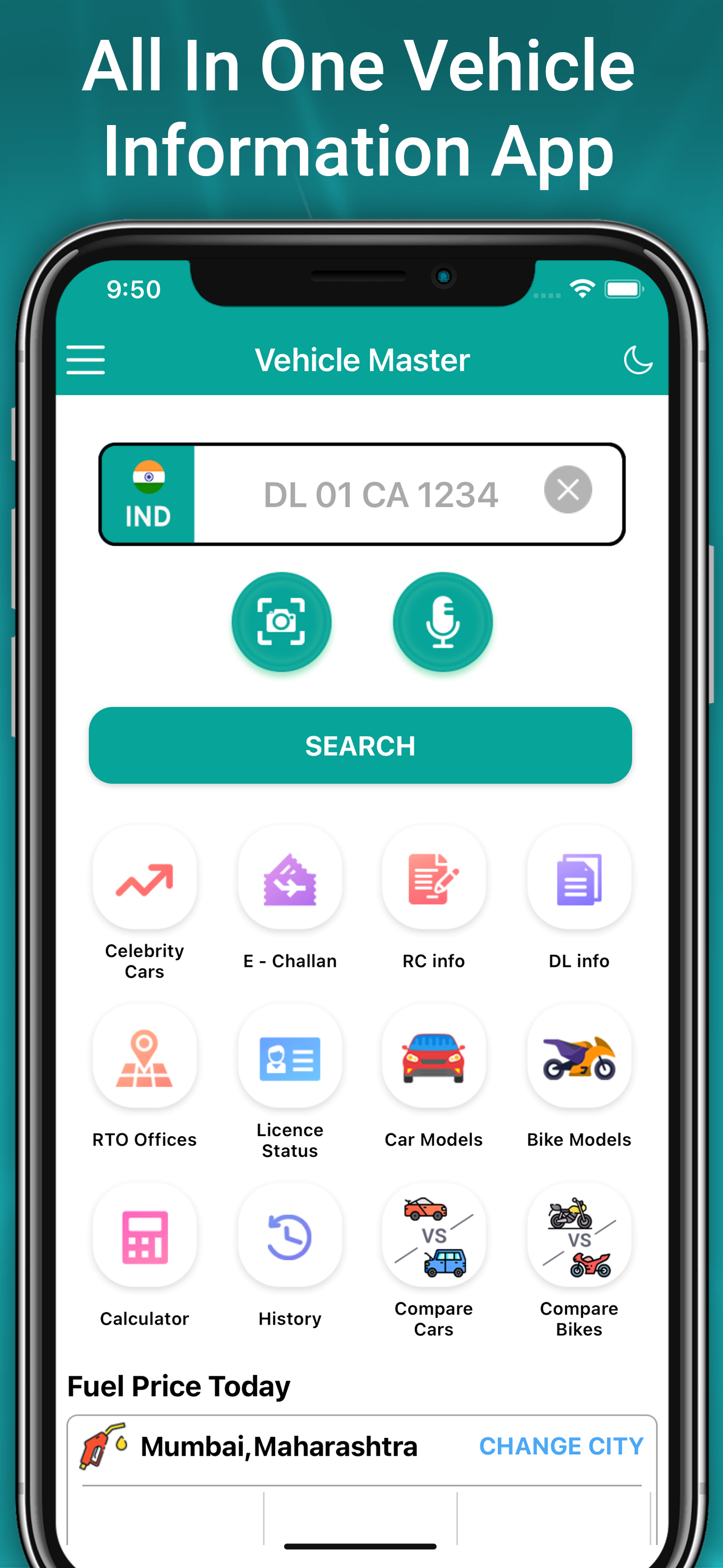 Vehicle Info - Vahan Master