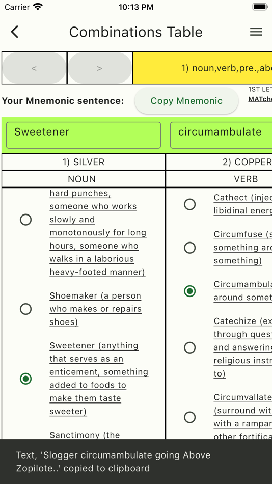 #5. Mnemonics Maker (iOS) By: Keith Harryman