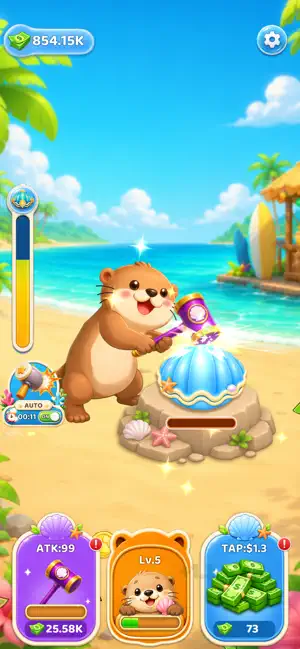 Otter Smash Shello screenshot 1