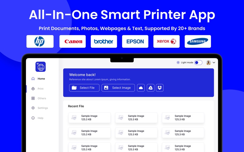 Smart Printer App, iPrint Scan Screenshot