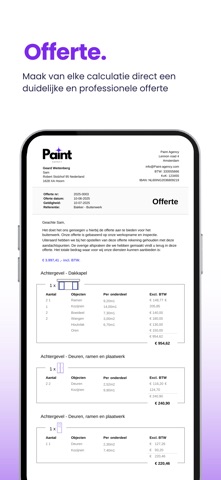 Calcuu - App voor schilders screenshot