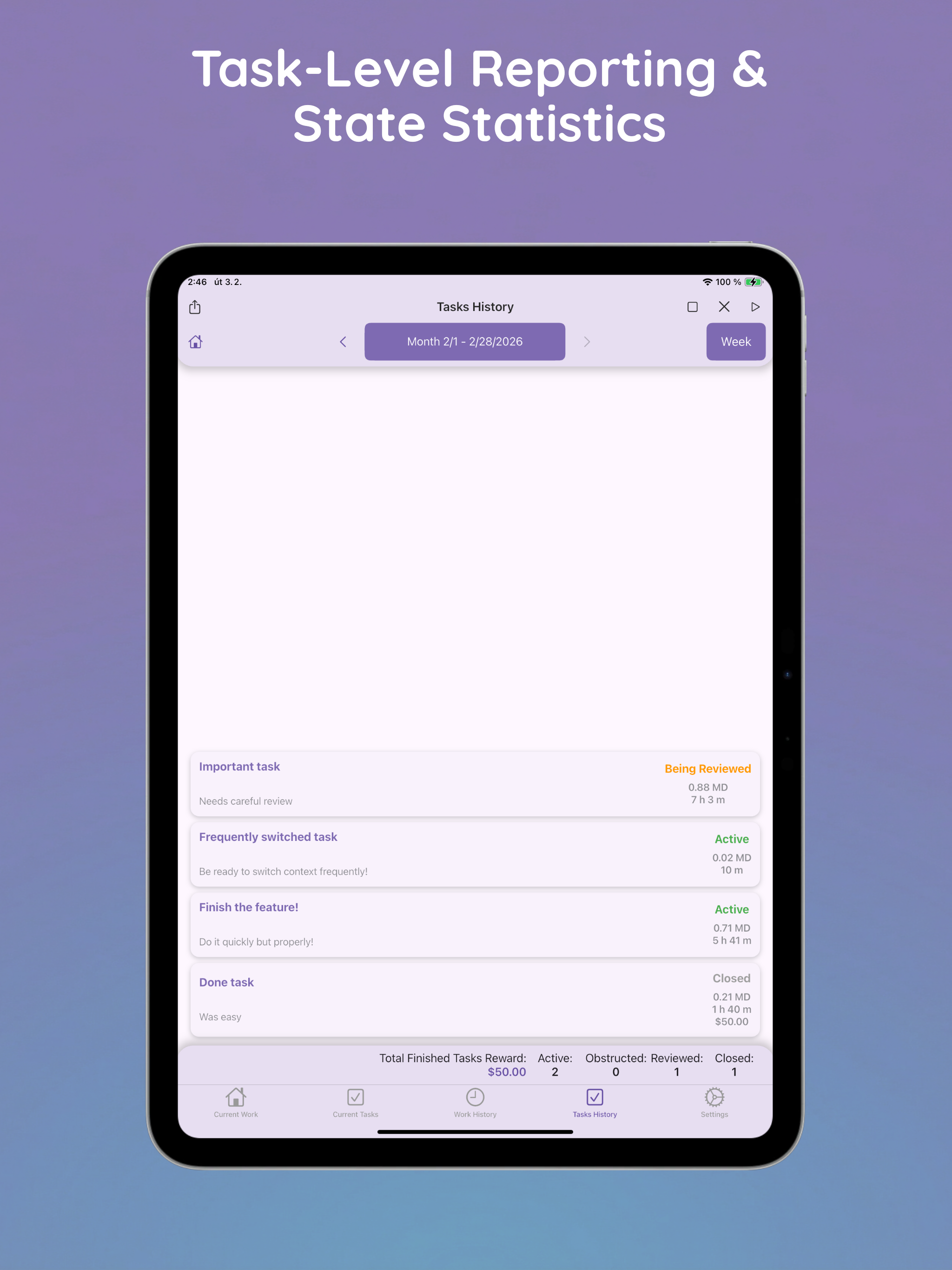 Work Tracker: Hours & ManDays