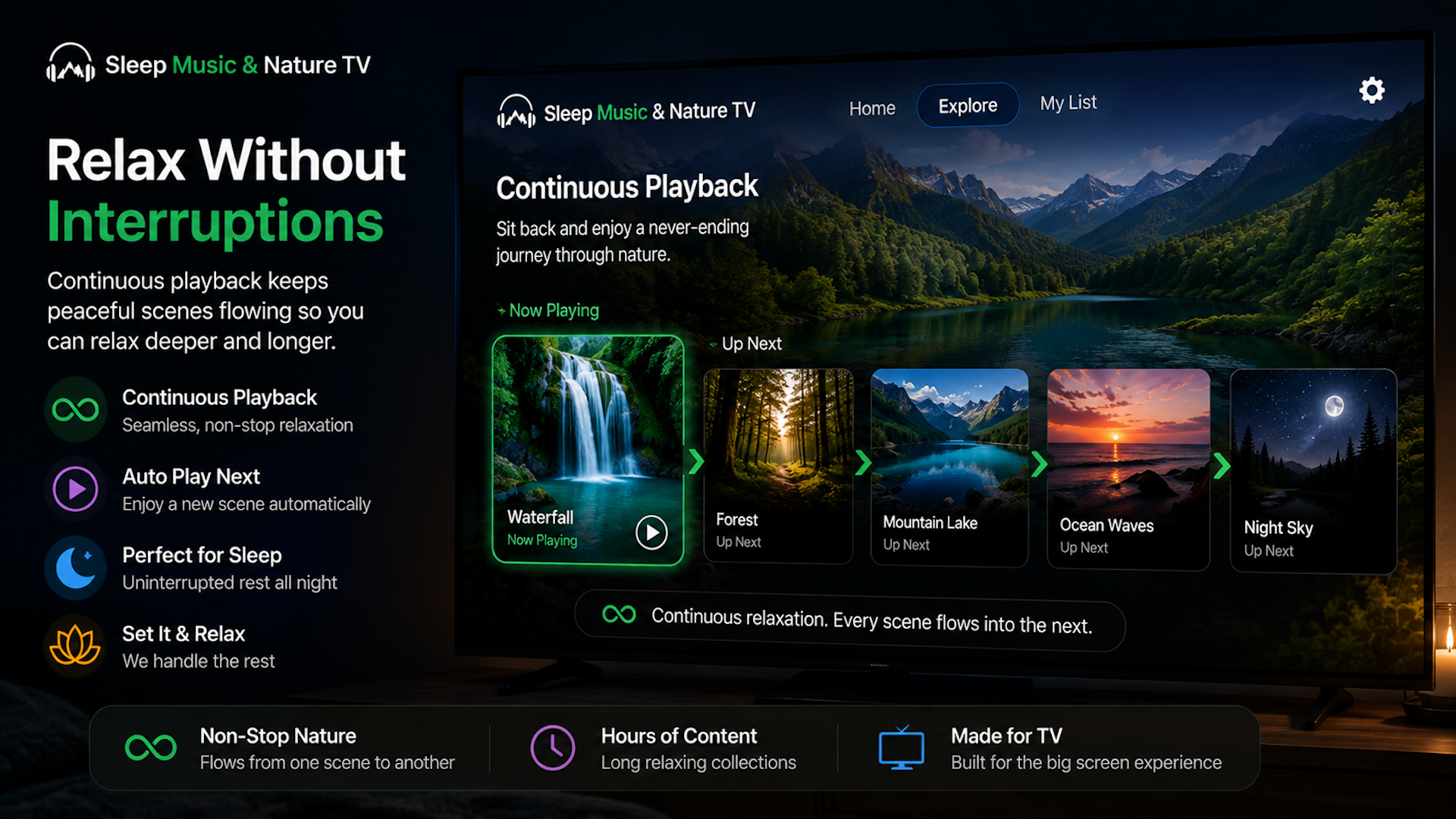 Sleep Music & Nature TV screenshot 5