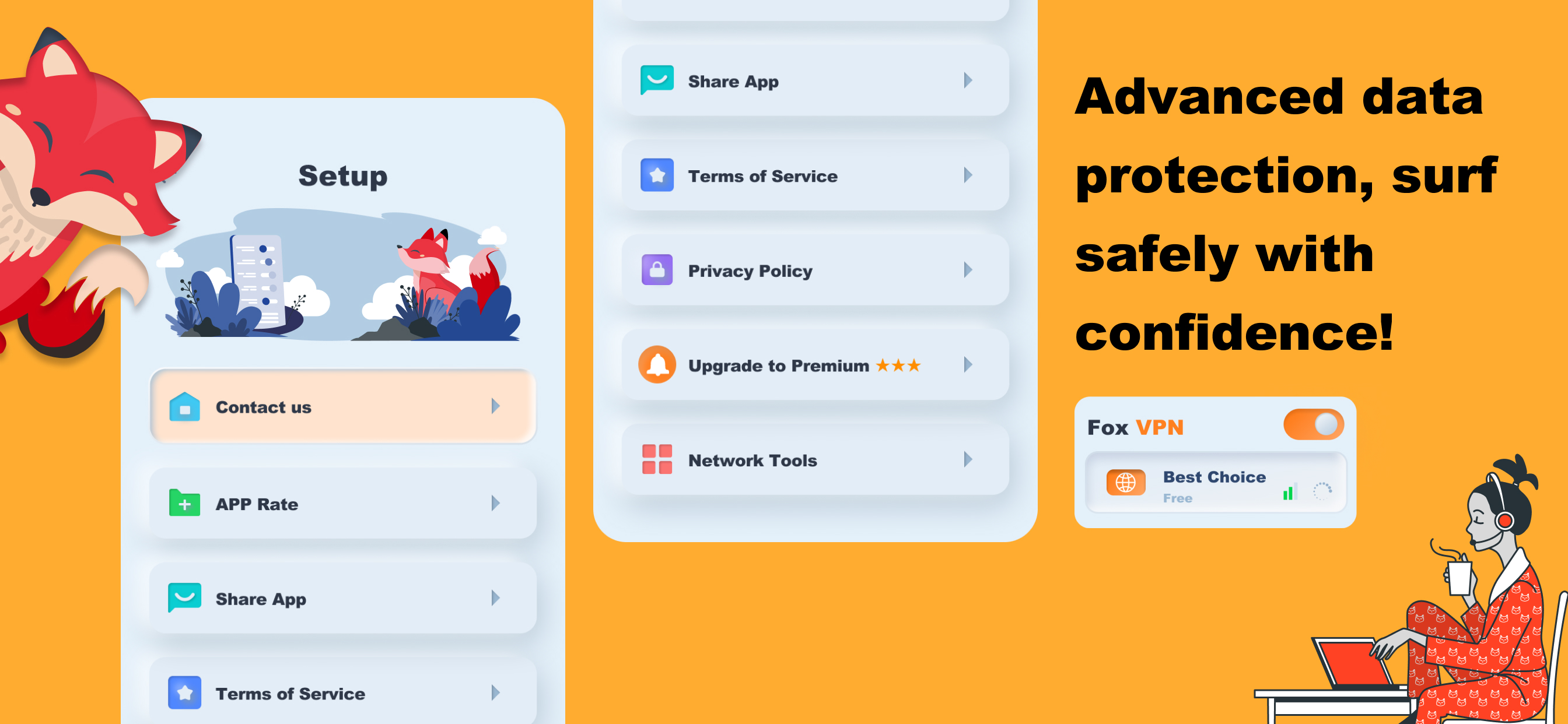 Fox VPN - Fast & Secure VPN