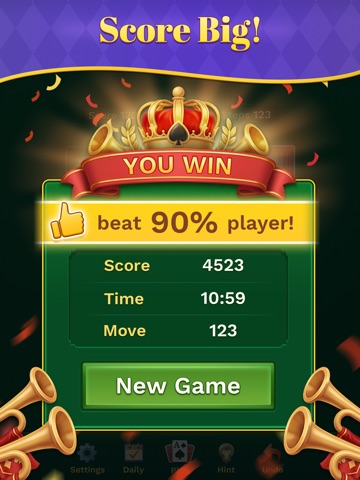 Solitaire Pocket: Quick Play iPad screenshot
