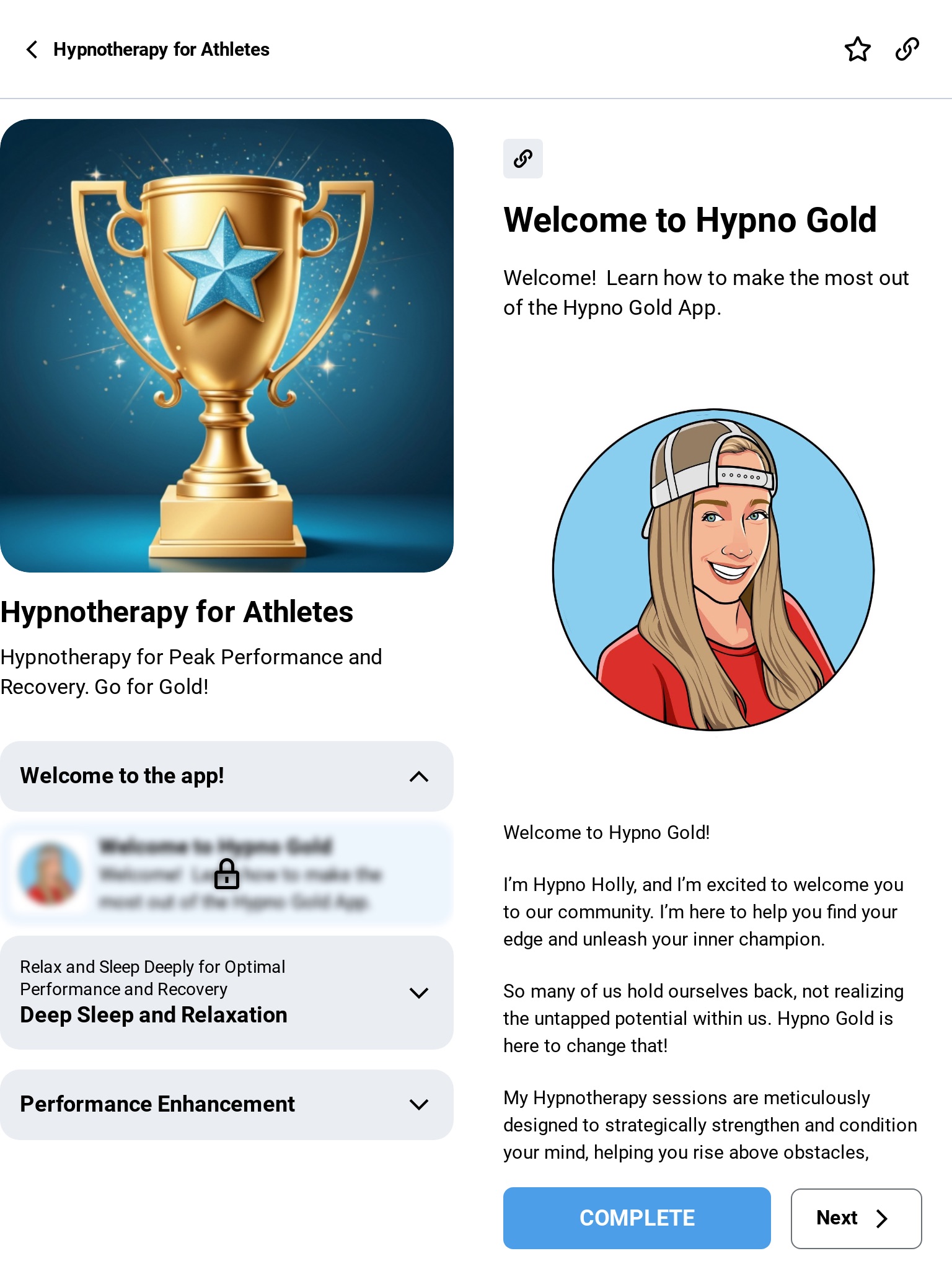 Hypno Gold screenshot 2