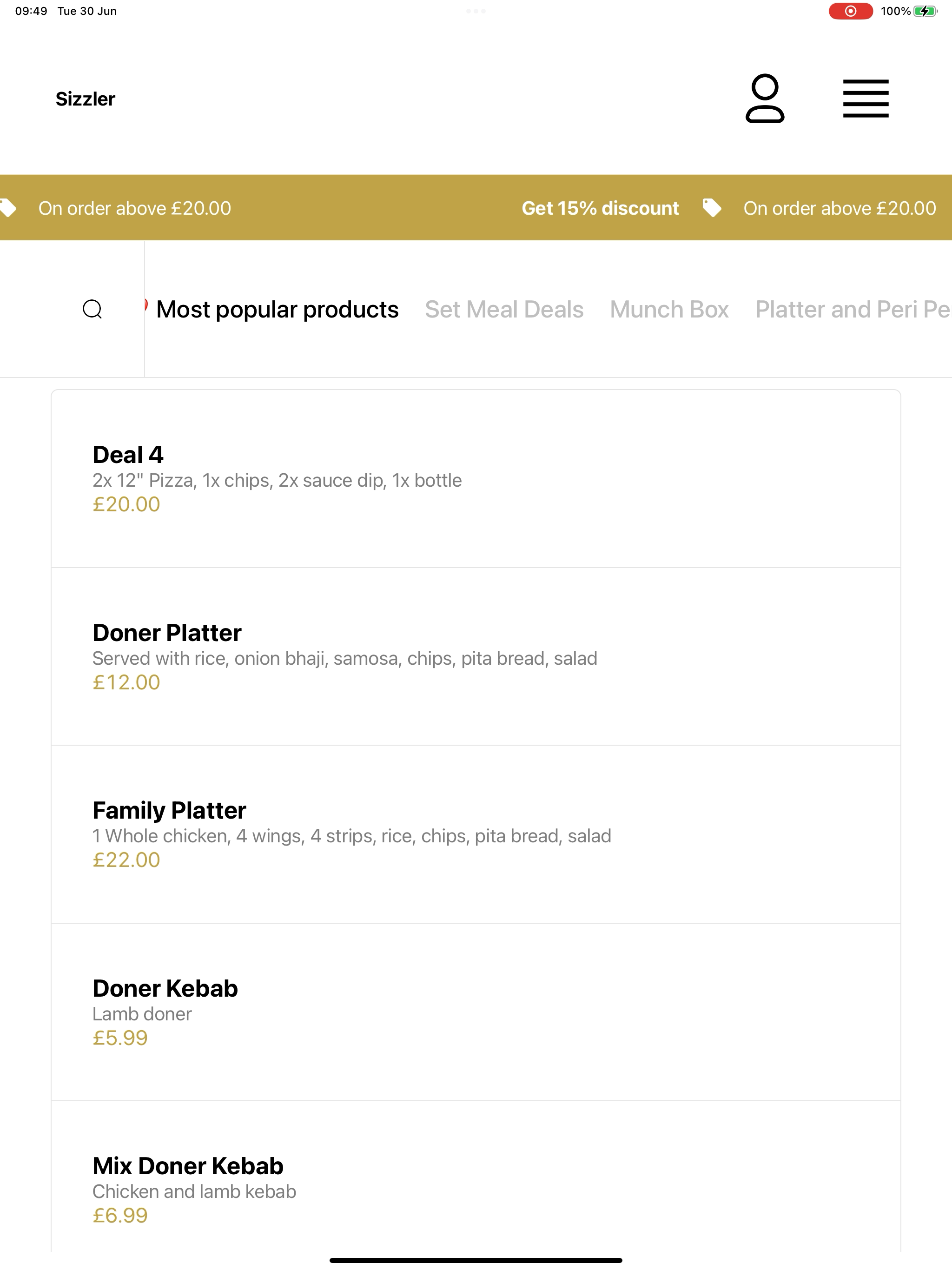 Sizzler UK screenshot 9