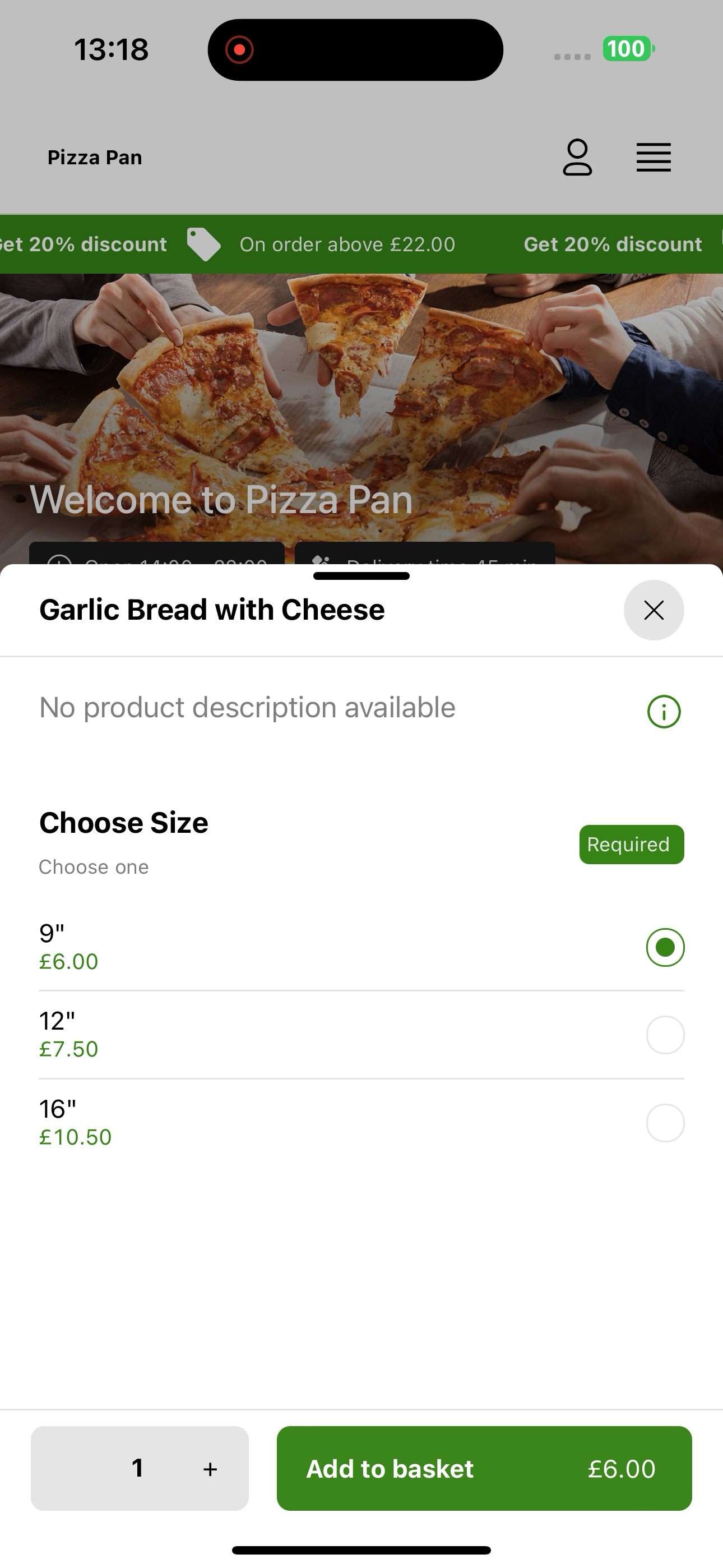 Pizza Pan Lincoln
