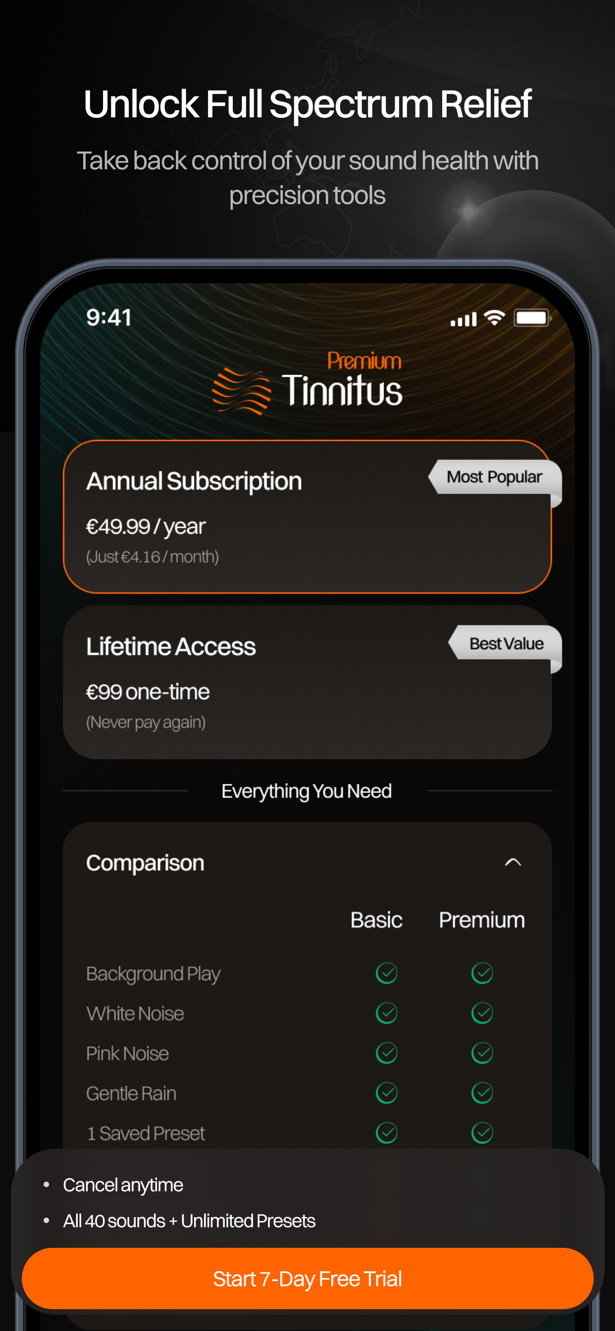 Tinnitus Relief App screenshot 5