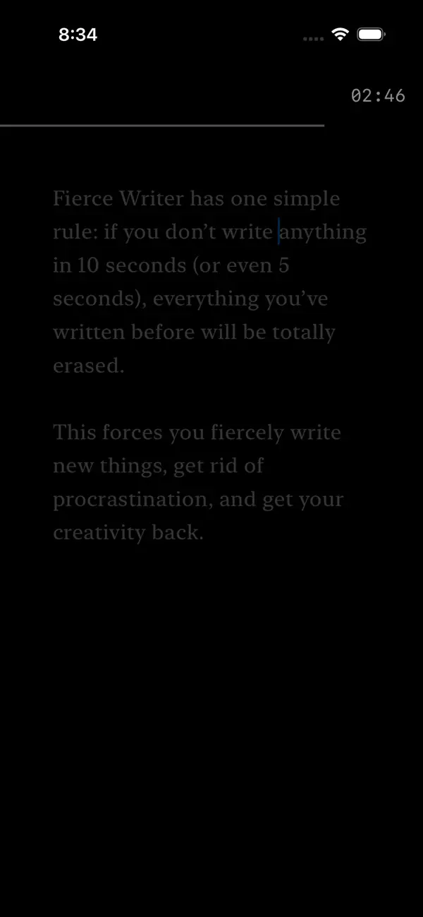 Screenshot #3 pour Fierce Writer