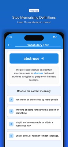 11+ Vocabulary Master Screenshot 1 of 7