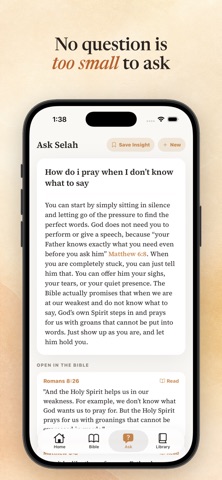 Selah: Bible App for Beginners Screenshot 1 of 6
