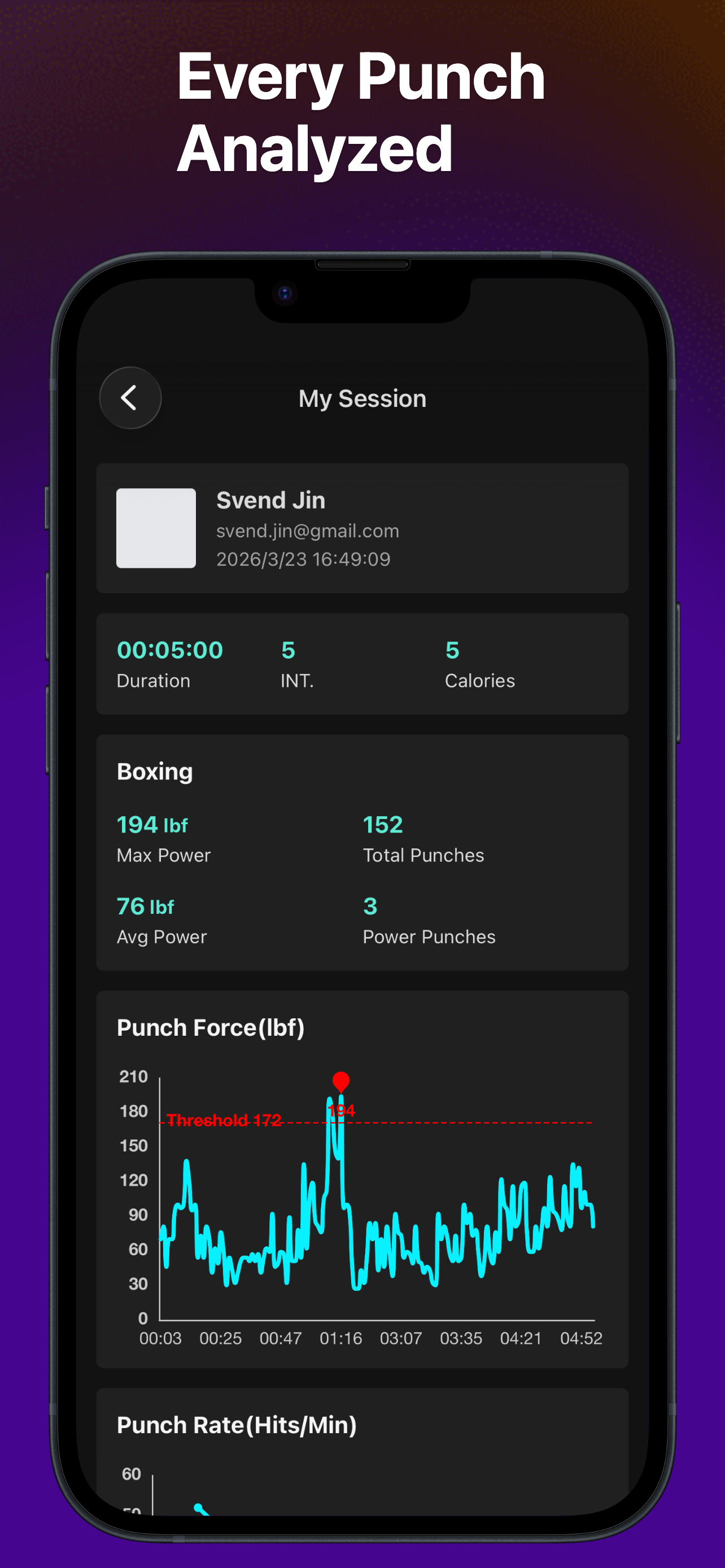 KickHouse Boxing Smart Bag screenshot 3