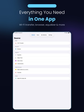 Offline Music Mp3: TuMusic iPad screenshot