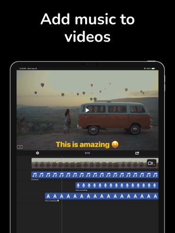 EZ Video Editor iPad screenshot