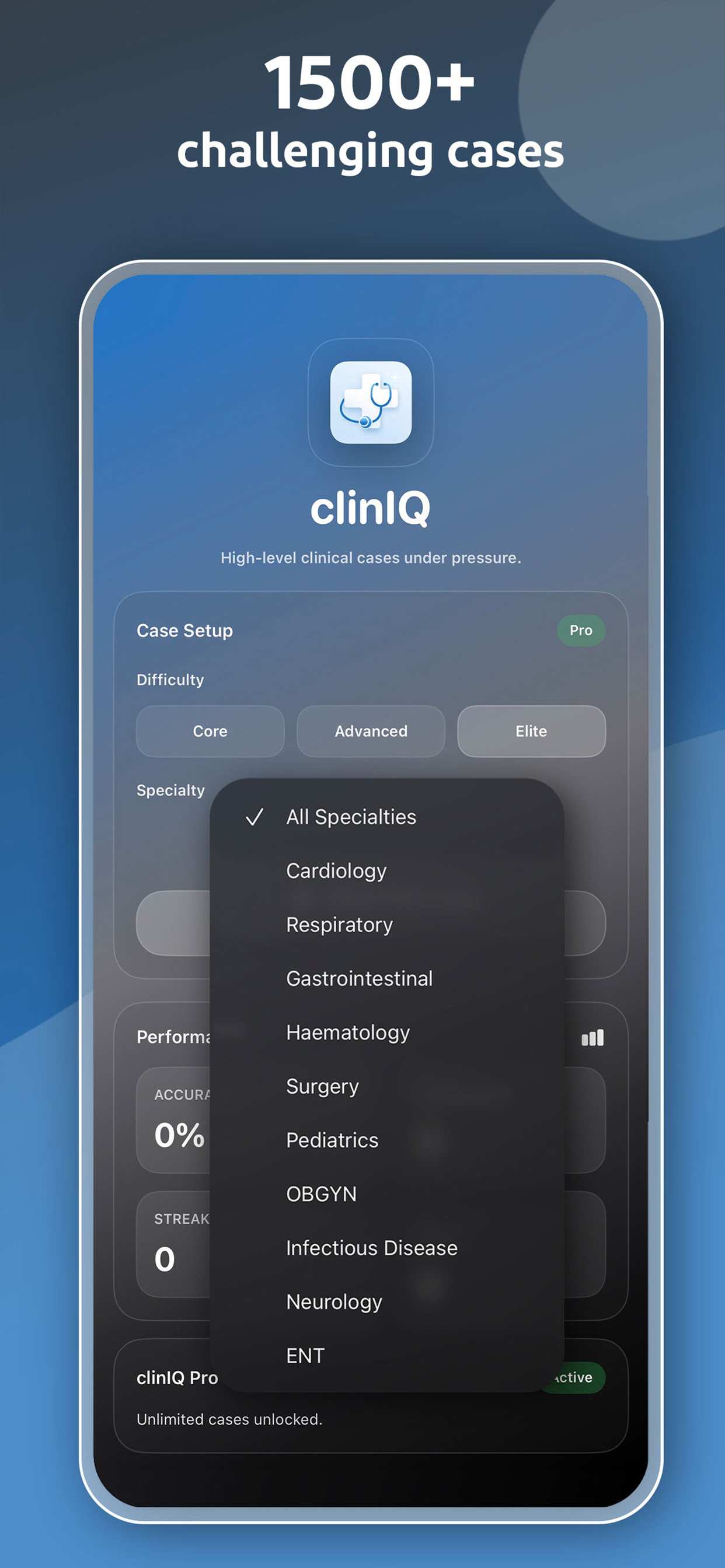 clinIQ: Clinical Simulation
