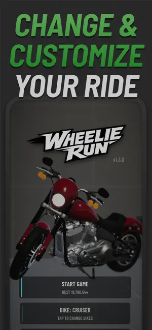 Wheelie Run screenshot 4