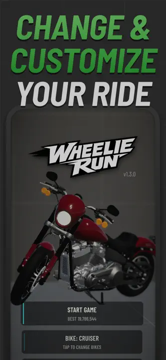 Wheelie Run screenshot 4