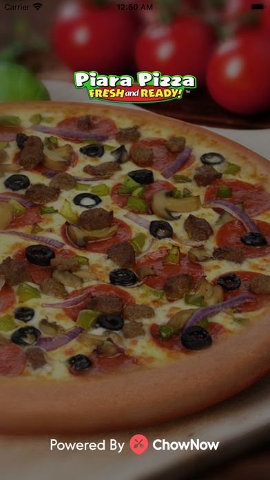 Piara Pizza iPhone screenshot 1 - Food & Drink app