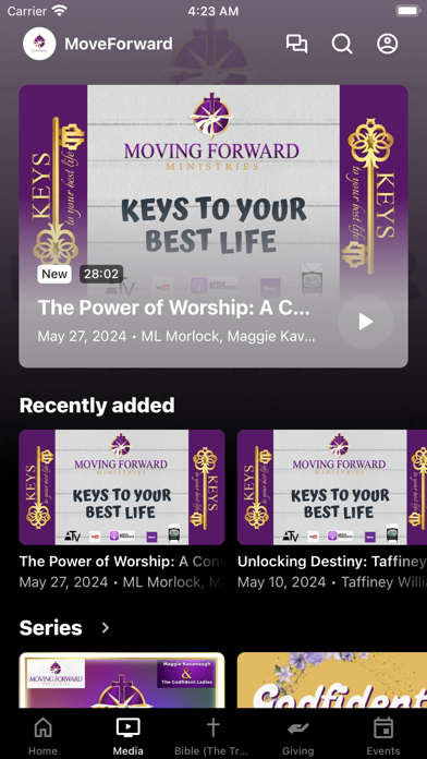 Moving Forward Ministries Screenshot
