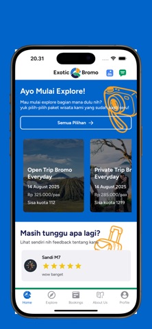 Exotic Bromo screenshot