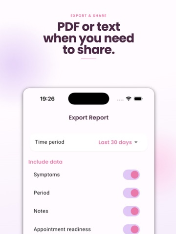 Period Tracker For Teens + iPad screenshot