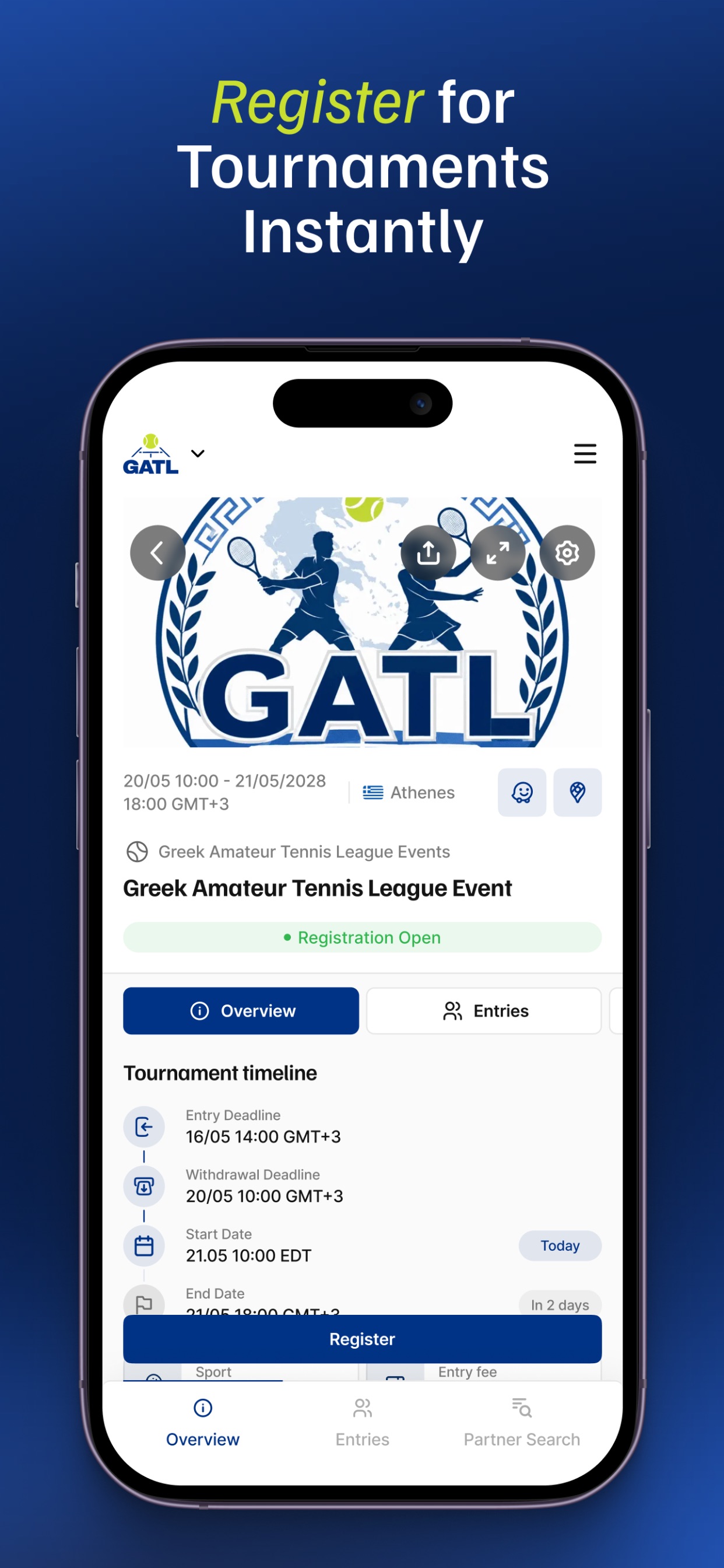 Screenshot 3 of Greek Amateur Tennis League