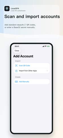 Local2FA Authenticator Screenshot 2 of 5