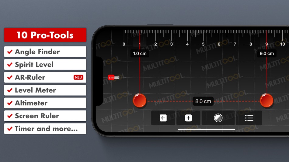 #4. Measure Angles & Bubble Level (iOS) 来自: Jens Rieckhof