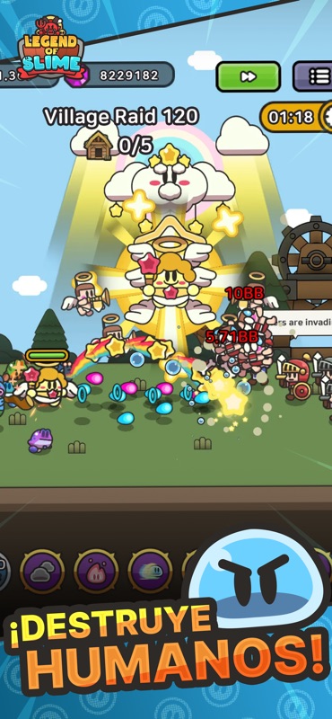 Legend of Slime: Juego Batalla screenshot 2