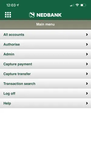 Nedbank AppSuite screenshot 2
