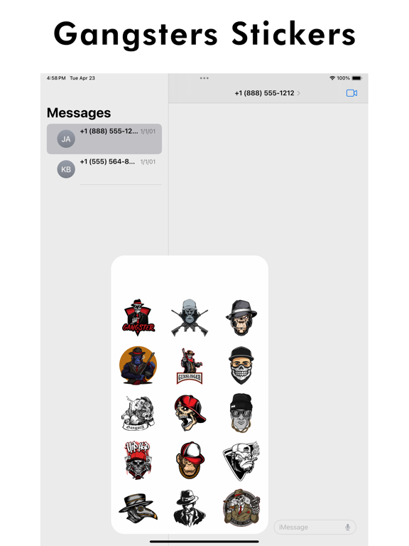 Screenshot #6 pour Pirates And Gangsters Stickers