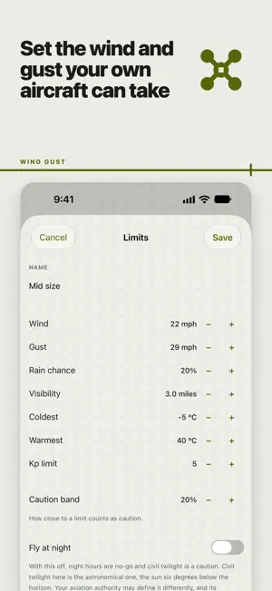 Drone Weather Hourly: Pitot screenshot 3