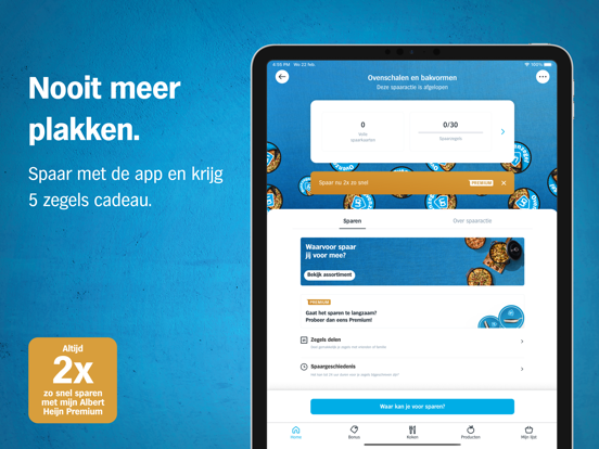 Albert Heijn supermarkt iPad app afbeelding 6