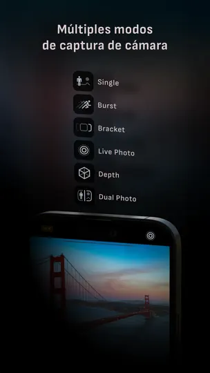 Captura de pantalla de Camera M – Cámara Manual Pro en iPhone 9