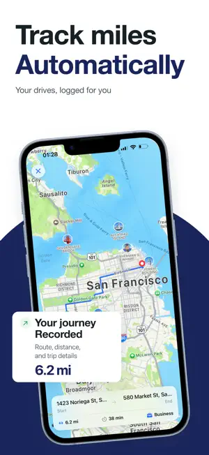 MileX: Car Mileage Tax Tracker screenshot 1